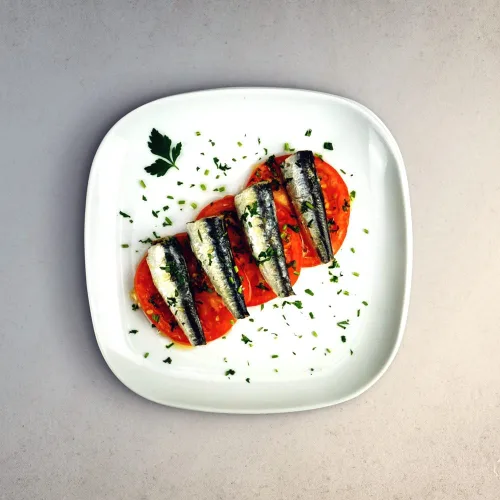 Vista 3 de La Narval. Sardinas pequeñas en aceite de oliva. 120g (4.23oz). (Paquete de 12).