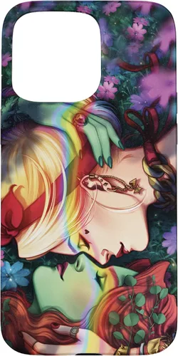 Vista 28 de iPhone 16 DC Comics Pride Harley Quinn & Poison Ivy Nose Touch Case