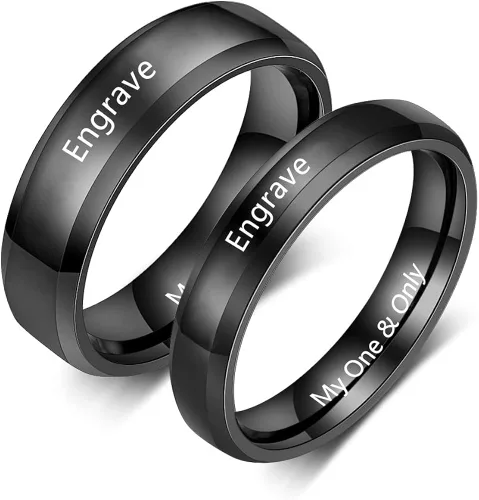 Vista 2 de OPALSTOCK - Anillos de compromiso personalizados para parejas y parejas