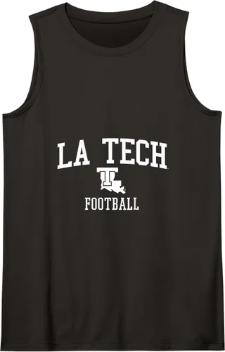 Vista 5 de Camiseta sin mangas de fútbol Louisiana Tech Bulldogs, Negro