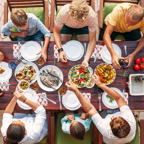 Vista 4 de 100 servilletas de langosta desechables de 2 capas de cangrejo de cangrejo para cena de verano, picnic, barbacoa, cangrejo, cóctel, servilletas
