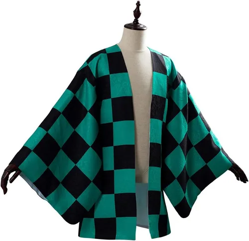 Vista 4 de Adult Kimetsu Pink Robes Cosplay Cardigan Top Jacket