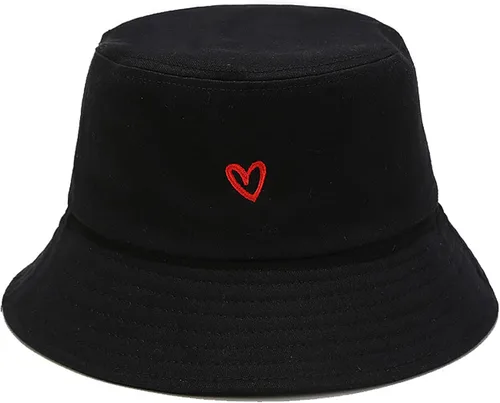 Vista 33 de XYIYI - Sombrero de pescador de algodón con bordado de moda, sombrero de cubo de playa para mujeres y niñas