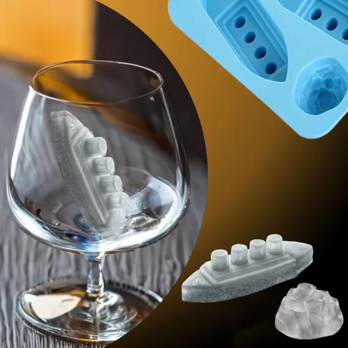 Vista 7 de Titanic Shape Ice Tray