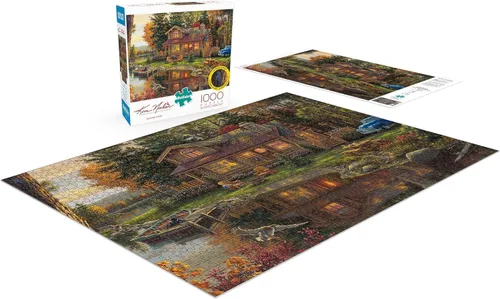 Vista 4 de Rompecabezas de 1000 partes con un diseño de Kim Norlien («Peace Like A River»), de Buffalo