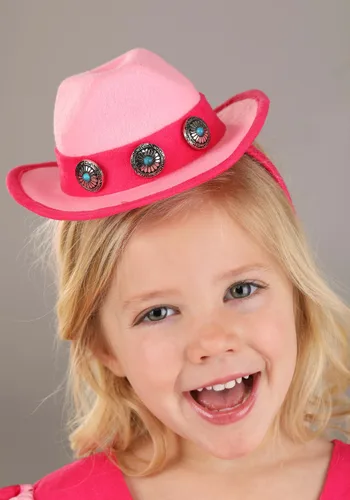 Vista 3 de Disfraz de Vaquera Pastel Rosa para Niña Pequeña Multicolor