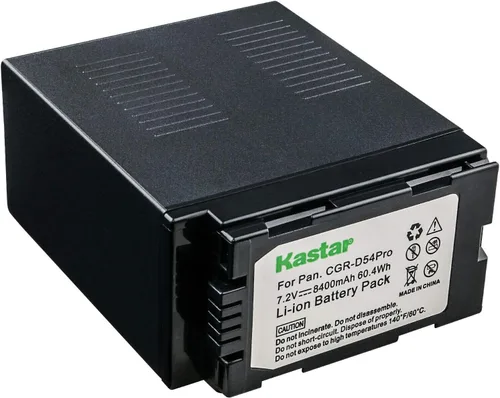 Vista 2 de Kastar Paquete de 2 baterías de repuesto CGA-D54 Pro para Panasonic CGA-D54 CGA-D54S CGA-D54SE CGA-D54SE/1B CGA-D54SE/1H, CGR-D54 CGR-D54S CGR-D54SE
