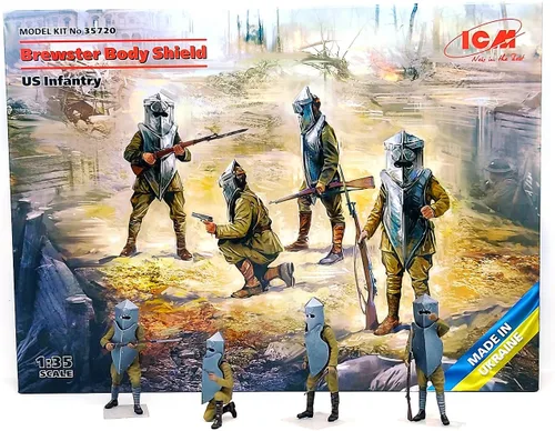 Vista 2 de ICM 35720 - Figura militar de plástico Brewster Body Shield. Infantería de EE. UU., Kit de modelo de plástico - Escala 1:35