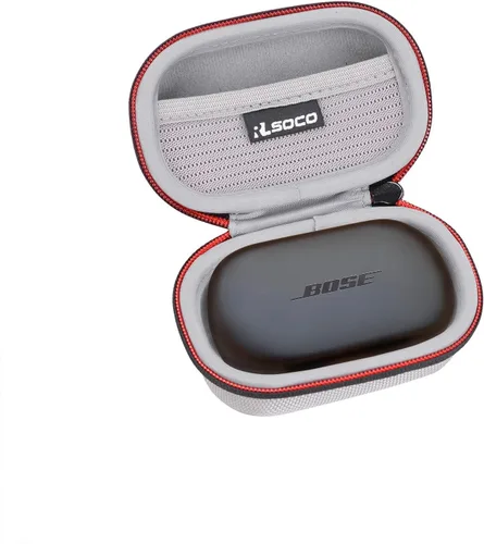 Vista 8 de RLSOCO Funda de transporte para Bose QuietComfort (modelo 2020) / auriculares deportivos inalámbricos con cancelación de ruido, color negro