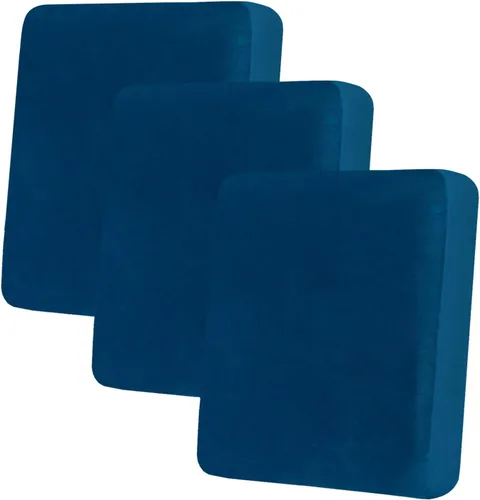 Vista 34 de hyha Fundas de cojín de terciopelo para sofá, fundas de asiento suaves para sofá modular de 3 cojines, lavables, funda mágica para sofá con parte