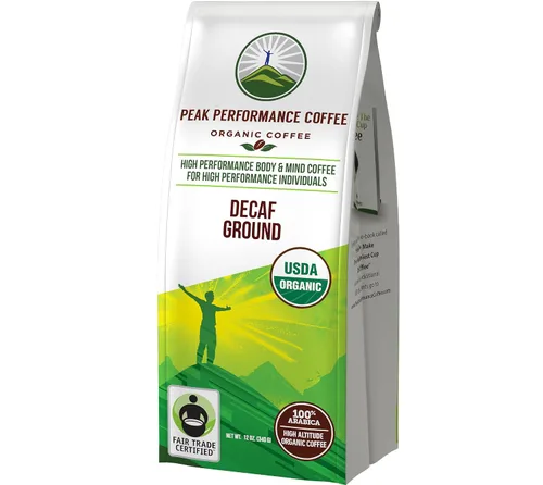 Vista 12 de Peak Performance Café orgánico de altura. Sin pesticidas, Comercio justo, no OMG, lleno de antioxidantes. Frijoles y tierra saludables