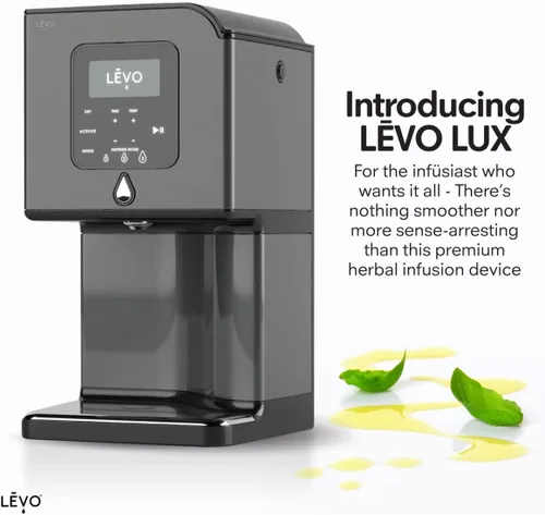 Vista 2 de LEVO Lux - Máquina de infusión de aceite de hierbas de primera calidad, extractor botánico, secador de hierbas, descarboxilador e infusor de aceite