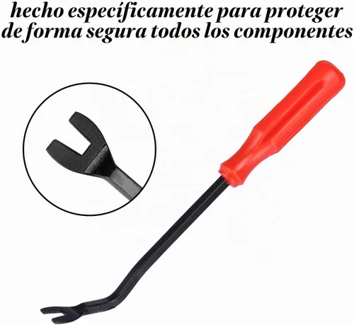 Vista 2 de LivTee Herramienta de extracción de clips de plástico, herramienta de extracción de paneles de puerta (tapicería) para equipos de audio automotriz