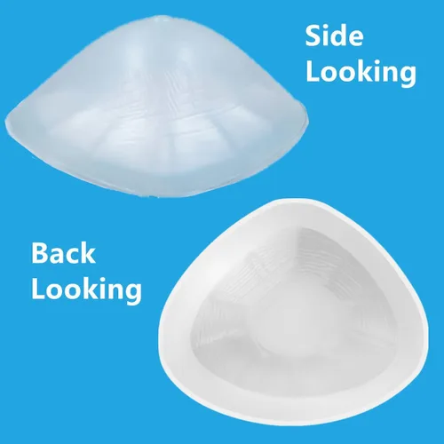 Vista 3 de Mastectomía Prótesis de mama para mujeres de silicona para cirugía Almohadilla artificial transparente solo una pieza