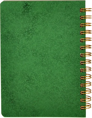 Vista 2 de Life Pocket Notes Cuaderno encuadernado en espiral: 4 pulgadas x 6 pulgadas (verde)