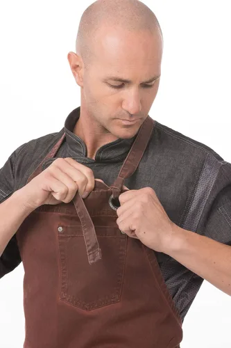 Vista 4 de Chef Works Delantal con pechera unisex Dorset Chefs