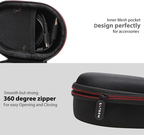 Vista 8 de LTGEM - Funda rígida de EVA para Logitech G502 X Plus Lightspeed Wireless RGB Gaming Mouse - Bolsa protectora de viaje para almacenamiento