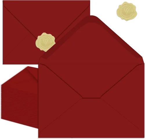 Vista 13 de Paquete de 50 sobres negros A4 de 4 x 6 pulgadas para invitaciones, imprimibles, autosellables para bodas, invitaciones, fotos, postales, tarjetas
