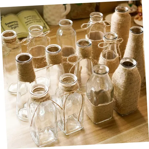 Vista 8 de CORHAD Chic Yute Twine DIY Kits de manualidades Cordeles de yute natural para envolver regalos