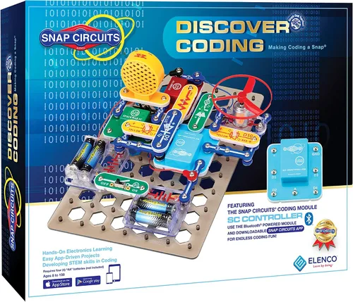 Vista 2 de Snap Circuits Elenco Discover - Juguete de codificación para niños a partir de 8 años