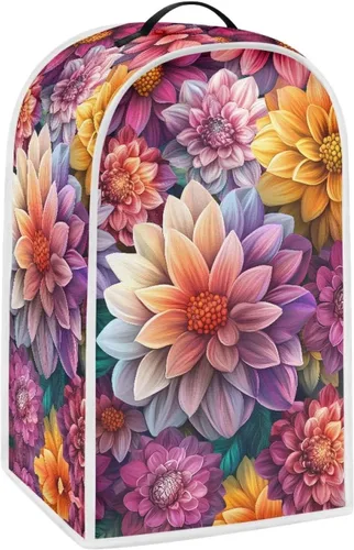 Vista 39 de Cubierta antipolvo para licuadora con estampado de girasol, funda para batidora de pie o cafetera, poliéster antihuellas dactilares, a prueba
