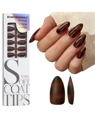 Vista 12 de BTArtboxnails - Uñas a presión, uñas medianas con forma de concha