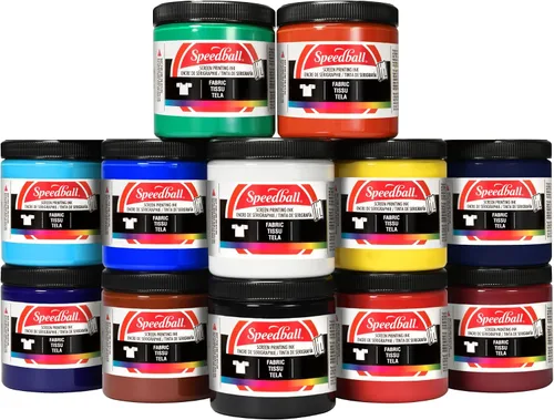 Vista 21 de Speedball Tinta de impresión de pantalla de tela, 8 onzas, color negro para impresión de camisetas y serigrafía