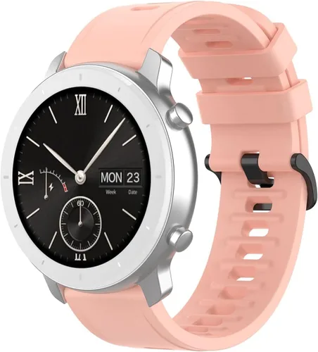 Vista 3 de SKM Correa de muñeca de 0.787 in para Samsung Galaxy Watch 4 Classic 46 1.654 in reloj inteligente Active 2 pulsera reloj 4 44 1.575 in correa