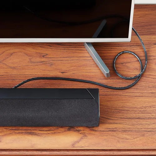 Vista 7 de Amazon Basics Toslink - Cable de audio óptico digital, multicanal, para sistema de audio, barra de sonido, cine en casa, conectores chapados en oro