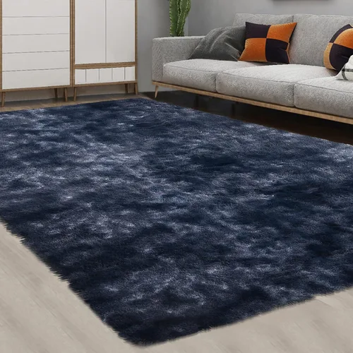 Vista 11 de CAROMIO Alfombra Corredor Esponjosa para Dormitorio Sala de Estar 2x6 Pies, Alfombras de Área Shag Alfombra de Felpa Suave Gruesa Larga de Piel Tie