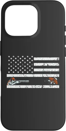 Vista 20 de Funda para iPhone 16 Orgullosa Bandera Americana Retro - Skeet Trap Clay Shotgun Shooting Case