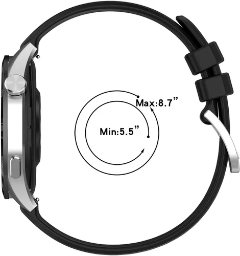Vista 4 de Generic Paquete de 5 correas de reloj de 0.709 in compatibles con Huawei Watch GT4 41MM/Garmin Venu 3S/Forerunner 265S Correa de repuesto