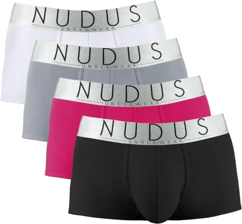 Vista 9 de NUDUS Ropa Interior de Algodón para Hombre Paquete de 4 Caja de Regalo - Calzoncillos - Trunks - Bóxer Briefs
