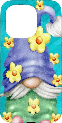 Vista 14 de Floral Spring Gnome for Garden Mom and Summer Cute Flower Case for iPhone 17