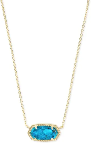Vista 46 de Kendra Scott - Collar Elisa con dije para mujer, joyería de moda, chapado en oro de 14 quilates