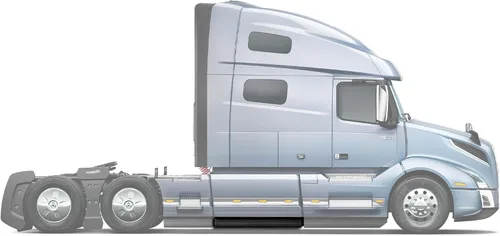 Vista 3 de KOZAK Extensión de panel de carenado central central para el lado derecho compatible con Volvo VNL 2018 y más reciente del lado derecho del pasajero