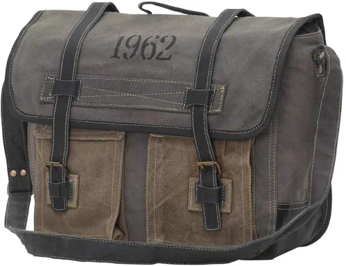 Vista 4 de Myra Bag S 1962 S-0749 - Bolsa de mensajero de lona