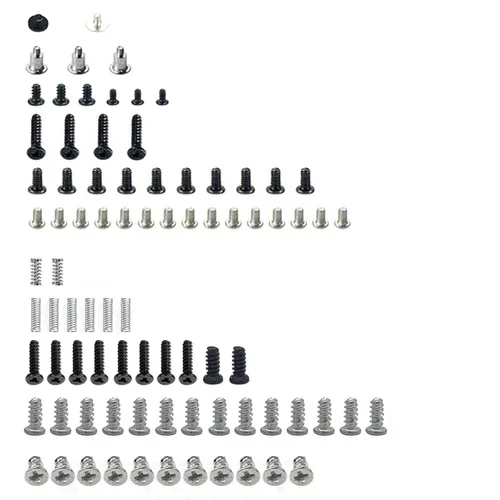 Vista 2 de Onyehn Full Screw Set with Spring Replacement Kit for Nintendo Switch Console,Left & Right Joy-Con Controller(Total 83pcs)
