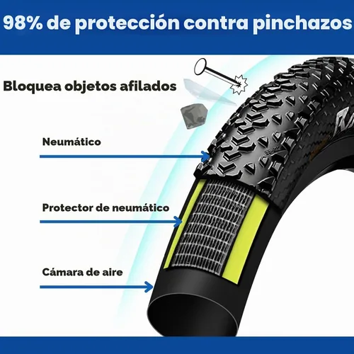 Vista 3 de Corki Cycles - Protectores planos para tubo de bicicleta y revestimientos de neumáticos autoadhesivos, se adapta a bicicletas de carretera