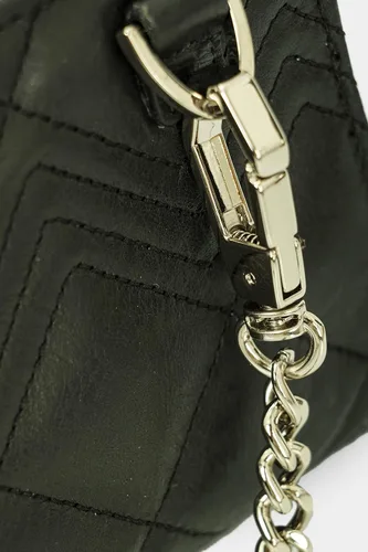 Vista 4 de VELEZ Cartera RFID de cuero con correa para la muñeca, bolso de mano largo, cartera para mujer con monedero, Cartera de cuero monogramado
