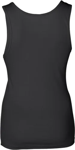 Vista 5 de Bella - Camiseta sin mangas de algodón para mujer (5.8 onzas), Negro - 01