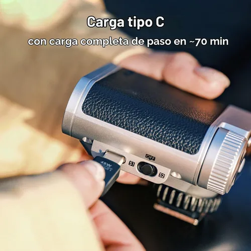 Vista 6 de VILTROX TTL Flash para Canon GN12, flash de cámara retro HSS de 1/8000s Speedlite, mini flash compacto en cámara de 24 W, tiempo de reciclaje de 1s