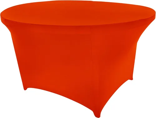 Vista 81 de Mantel de cóctel de elastano redondo de 24 pulgadas x 30 pulgadas de alto, color negro