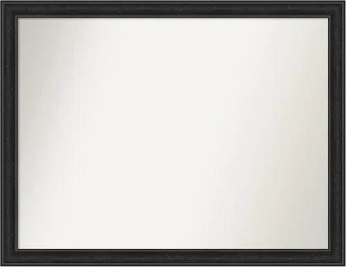 Vista 165 de Amanti Art Espejo personalizado, gran espejo de baño estrecho, espejo de pared o espejo de tocador de baño sobre el fregadero (24 x 24 pulgadas)