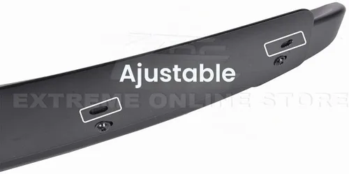 Vista 7 de Para Chevrrolet Camaro 2010-2013 EOS ZL1 estilo alerón de ala de tapa trasera de maletero con inserto WickerBill central de aluminio negro