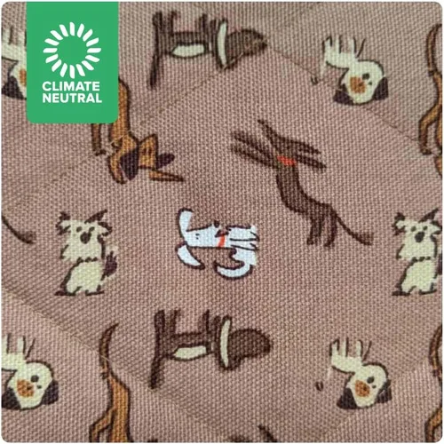 Vista 10 de Molly Mutt Protector de muebles antideslizante de 2 plazas y funda de sofá para perros y mascotas, funda de lona de algodón 100% orgánico