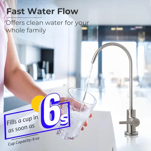 Vista 7 de PureDrop Sistema de filtro de agua para debajo del fregadero sin tanque