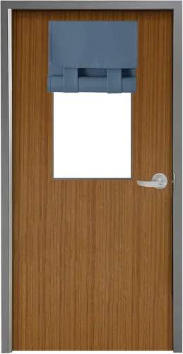 Vista 36 de WdFour Cubierta de ventana de puerta de aula, persianas opacas para ventanas y puertas de aula, privacidad, diseño de oscurecimiento de habitación