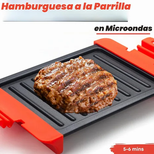 Vista 3 de Maconee Sandwichera para microondas Máquina de queso para parrilla de microondas Utensilios de cocina para tostadora de microondas Prensa
