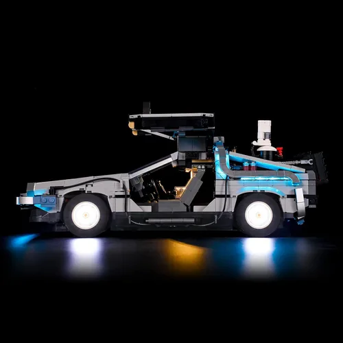 Vista 5 de BRIKSMAX Luz para Back-to-The-Future-Time-Machine 10300 - Kit de iluminación LED compatible con Lego Creator Expert - No incluye el set de Lego
